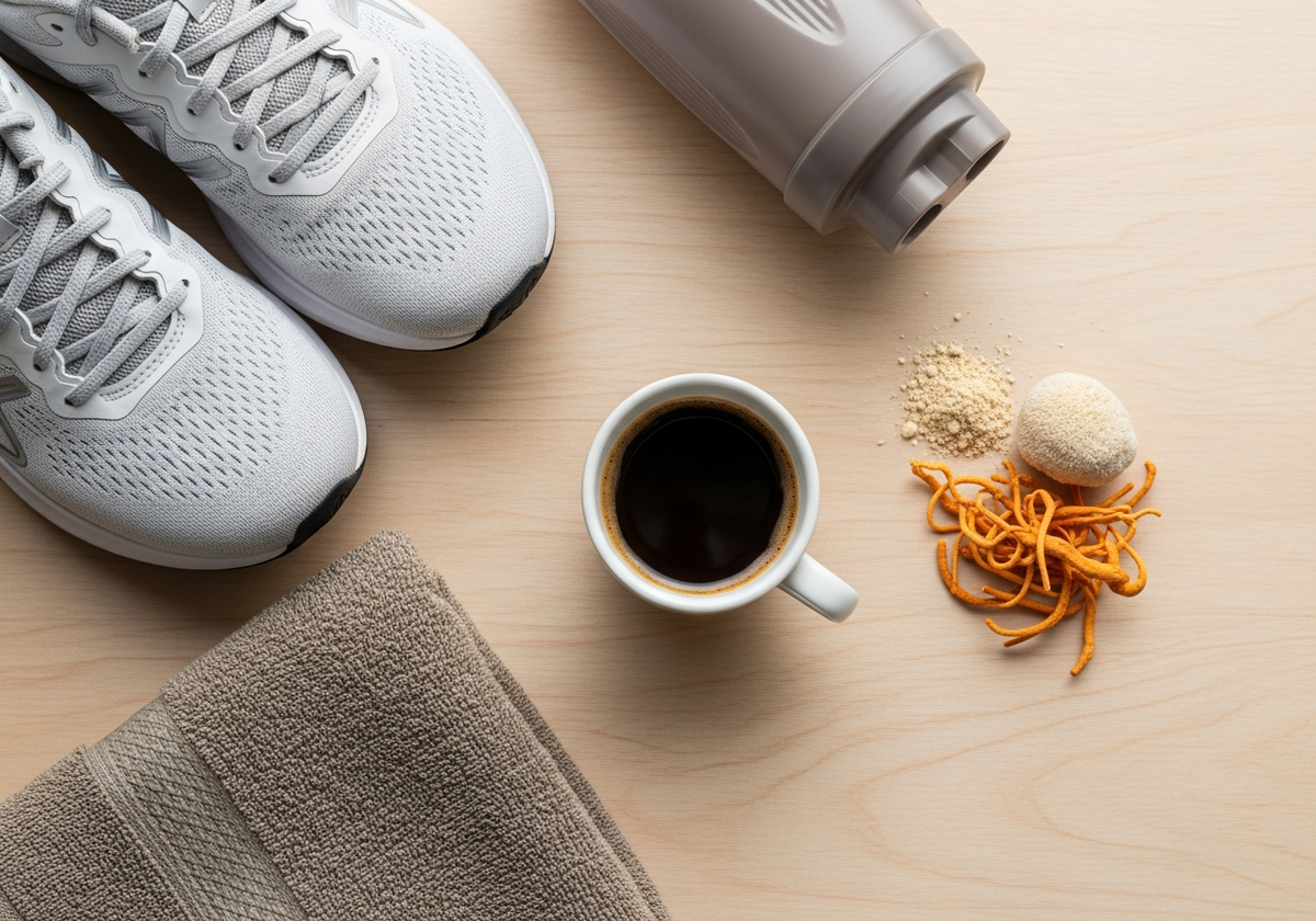 Verbessert adaptogener Pilzkaffee die sportliche Leistung?