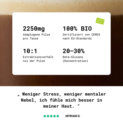 Adaptogener Pilzkaffee